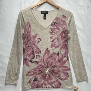 NWT Long Sleeve Floral Top